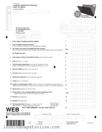 Free Louisiana 1029 Sales Form