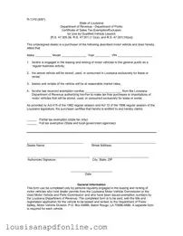 Free Louisiana R 1310 Form