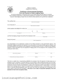 Free Louisiana R 1376 Form