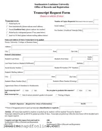 Free Louisiana Request Form
